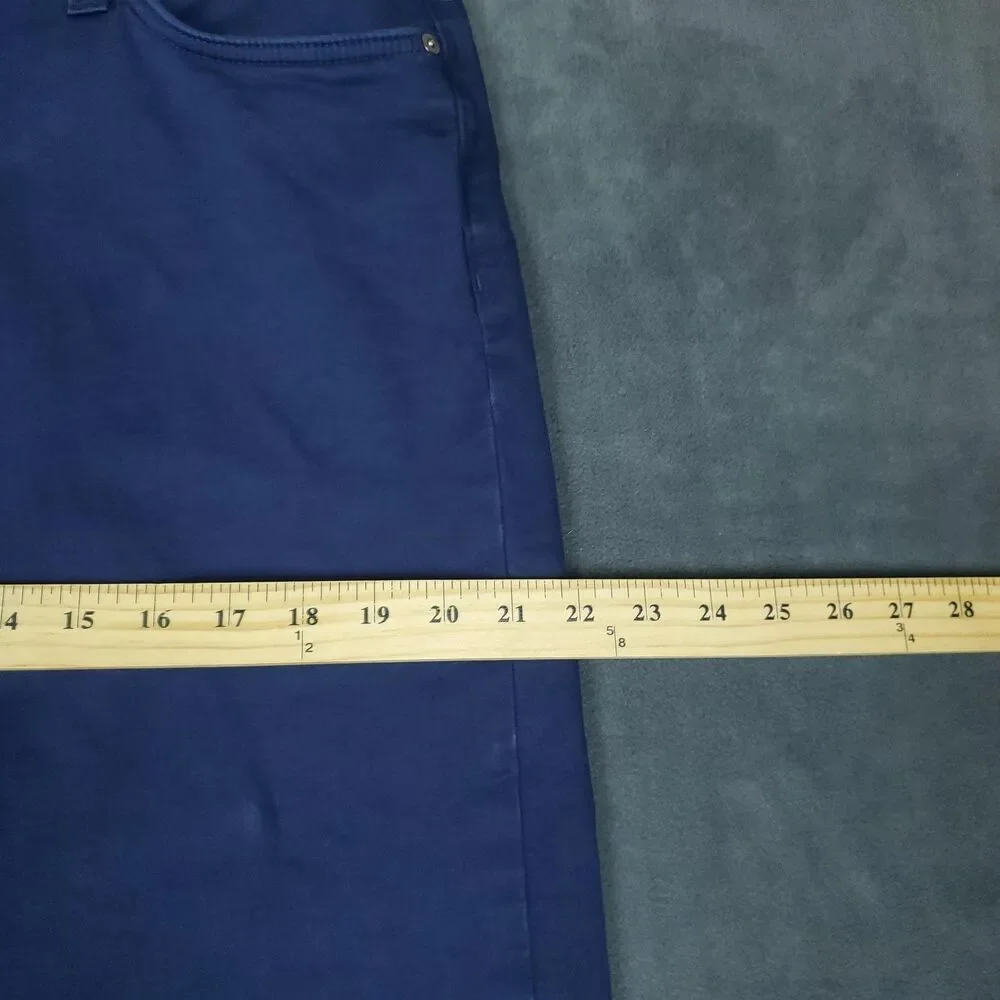 Banana Republic Pants Mens 36x28 Blue Traveler Athletic Tapered Stretch Chino